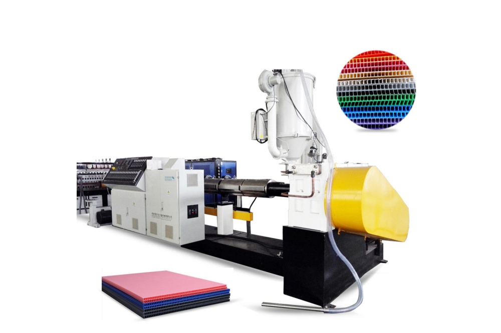 PP PE Hollow Sheet Extrusion Line